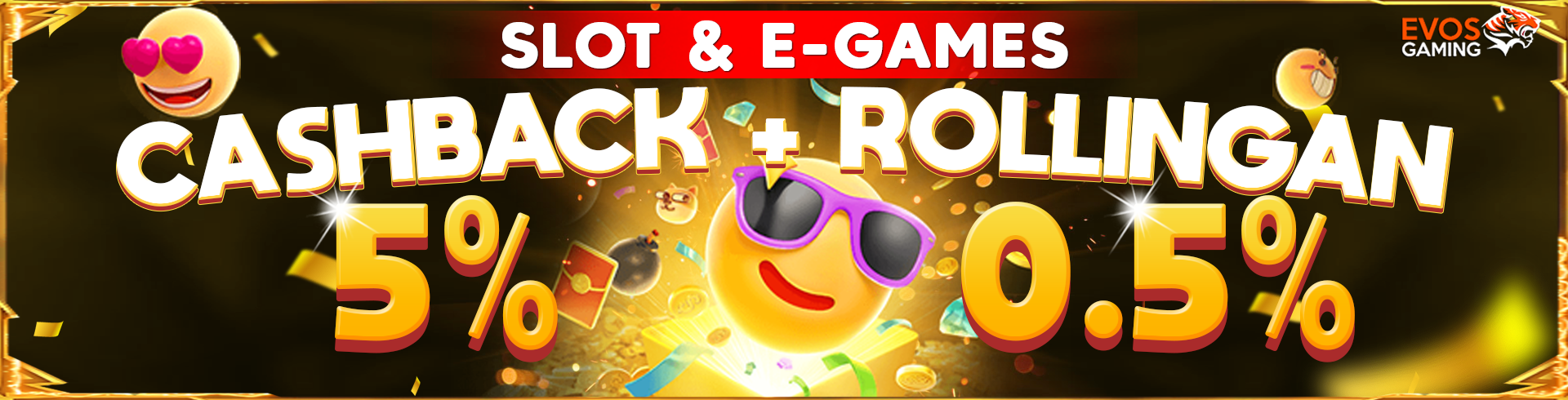 CASHBACK + ROLLINGAN SLOT