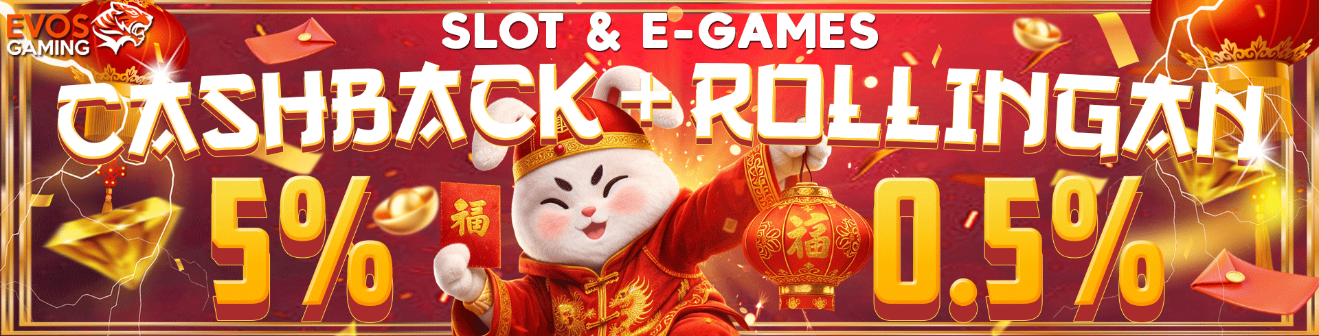 CASHBACK + ROLLINGAN SLOT