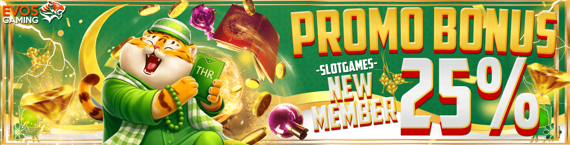 PROMO BONUS NEW MEMBER 25%