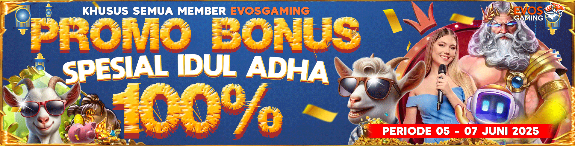 PROMO BONUS 100% SPESIAL IDUL ADHA