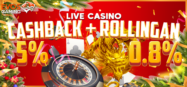 CASHBACK + ROLLINGAN LIVE CASINO
