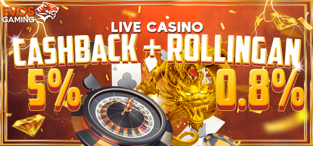 CASHBACK + ROLLINGAN LIVE CASINO