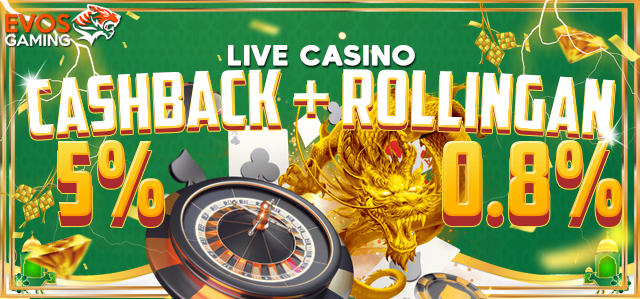 CASHBACK + ROLLINGAN LIVE CASINO