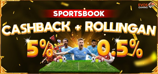 CASHBACK + ROLLINGAN SPORTSBOOK