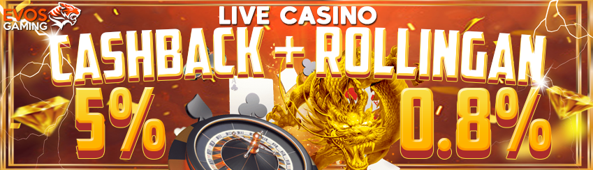 CASHBACK + ROLLINGAN LIVECASINO