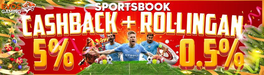CASHBACK + ROLLINGAN SPORTSBOOK