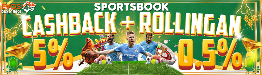 CASHBACK + ROLLINGAN SPORTSBOOK