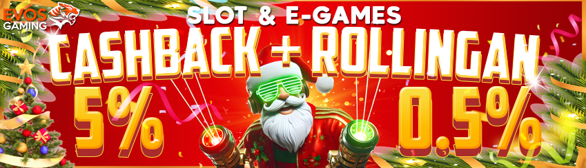 CASHBACK + ROLLINGAN SLOT GAMES
