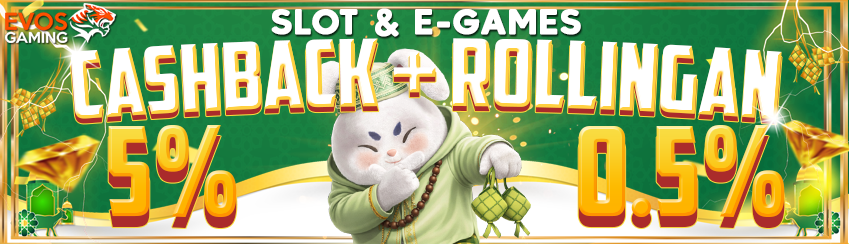 CASHBACK + ROLLINGAN SLOT GAMES